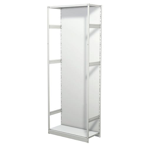 Leerregal PROGRESS 500 T, Grundfeld, mit Rückwand, H 2600 x B 960 x T 440 mm