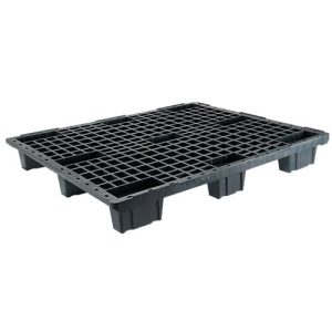 Leichtpalette FP-LP1208-9L, Tragkraft 1800/800 kg, 9 Füße, ineinander stapelbar, L 1200 x B 800 x H 153 mm, Recycling-HDPE, 10 Stück Leichtpalette FP-LP1208-9L, Tragkraft 1800/800 kg, 9 Füße, ineinander stapelbar, L 1200 x B 800 x H 153 mm, Recycling-HDPE, 10 Stück