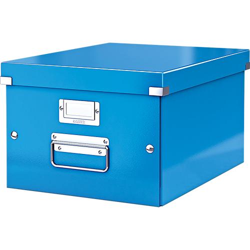 LEITZ® Ablage- und Transportbox Serie Click + Store, mittel, für DIN A4, blau