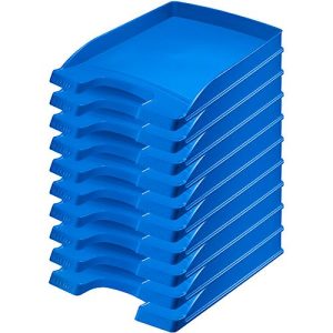 LEITZ® Ablagekorb Plus 5237, DIN A4, 10 Stück, blau LEITZ® Ablagekorb Plus 5237, DIN A4, 10 Stück, blau