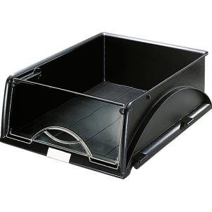 LEITZ® Ablagekorb Sorty, DIN A4, Polystyrol, schwarz LEITZ® Ablagekorb Sorty, DIN A4, Polystyrol, schwarz