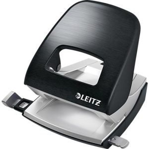 LEITZ® Bürolocher Style 5006, satin schw. LEITZ® Bürolocher Style 5006, satin schw.