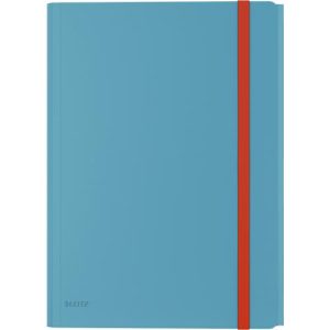 Leitz® Eckspannermappe Cosy, A4, bis 150 Blatt, 3 Klappen & Innentasche, Gummibandverschluss, Polypropylen, blau Leitz® Eckspannermappe Cosy, A4, bis 150 Blatt, 3 Klappen & Innentasche, Gummibandverschluss, Polypropylen, blau