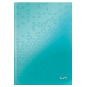 LEITZ Notizbuch WOW 4626, DIN A4, kariert, eisblau LEITZ Notizbuch WOW 4626, DIN A4, kariert, eisblau
