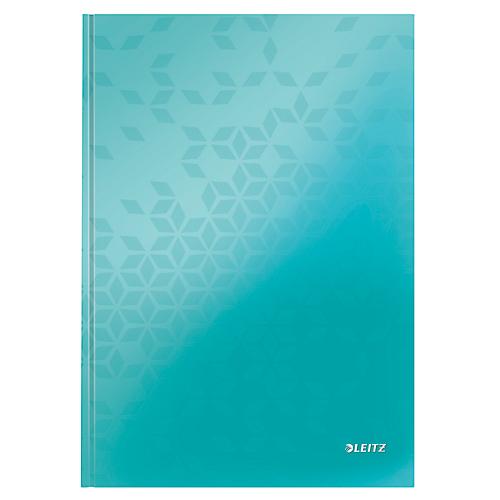 LEITZ Notizbuch WOW 4626, DIN A4, kariert, eisblau