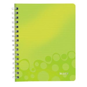 LEITZ Notizbuch WOW 4639, DIN A5, liniert, grün LEITZ Notizbuch WOW 4639, DIN A5, liniert, grün