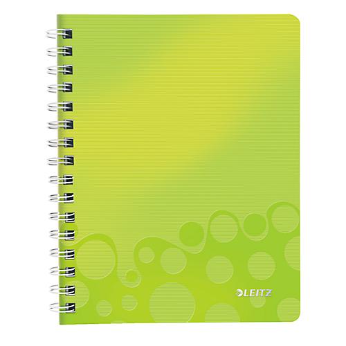 LEITZ Notizbuch WOW 4639, DIN A5, liniert, grün
