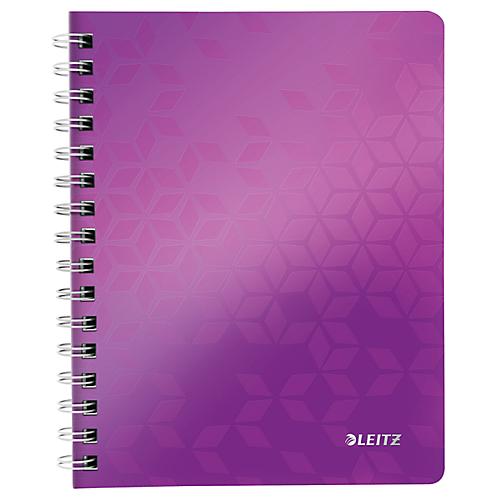 LEITZ Notizbuch WOW 4639, DIN A5, liniert, violett