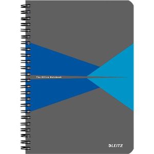 LEITZ® Office Collegeblock 445800 DIN A5, laminierter Einband, kariert, blau LEITZ® Office Collegeblock 445800 DIN A5, laminierter Einband, kariert, blau