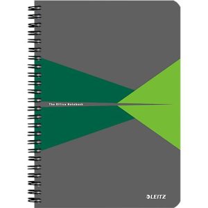 LEITZ® Office Collegeblock 445800 DIN A5, laminierter Einband, kariert, grün LEITZ® Office Collegeblock 445800 DIN A5, laminierter Einband, kariert, grün