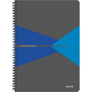 LEITZ® Office Collegeblock 449500 DIN A4, PP, kariert, blau LEITZ® Office Collegeblock 449500 DIN A4, PP, kariert, blau