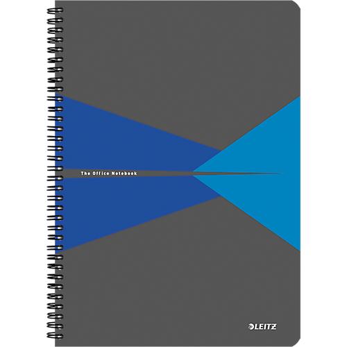 LEITZ® Office Collegeblock 449500 DIN A4, PP, kariert, blau