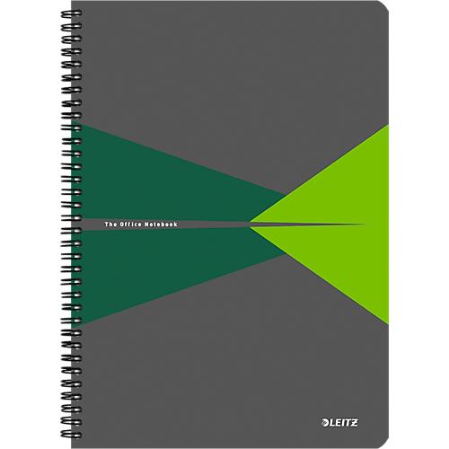 LEITZ® Office Collegeblock 449500 DIN A4, PP, kariert, grün