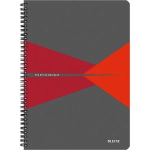 LEITZ® Office Collegeblock 449500 DIN A4, PP, kariert, rot LEITZ® Office Collegeblock 449500 DIN A4, PP, kariert, rot