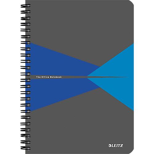 LEITZ® Office Collegeblock 449800 DIN A5, PP, kariert, blau