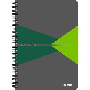 LEITZ® Office Collegeblock 449800 DIN A5, PP, kariert, grün LEITZ® Office Collegeblock 449800 DIN A5, PP, kariert, grün