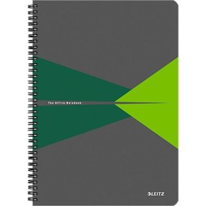 LEITZ® Office Collegeblock 464700 DIN A4, laminierter Einband, kariert, grün LEITZ® Office Collegeblock 464700 DIN A4, laminierter Einband, kariert, grün
