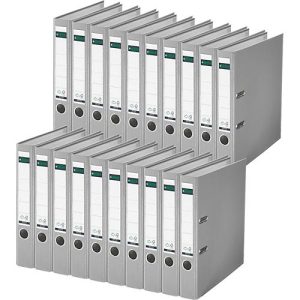 LEITZ® Ordner 1015, DIN A4, Rückenbreite 52 mm, 20 Stück, grau LEITZ® Ordner 1015, DIN A4, Rückenbreite 52 mm, 20 Stück, grau