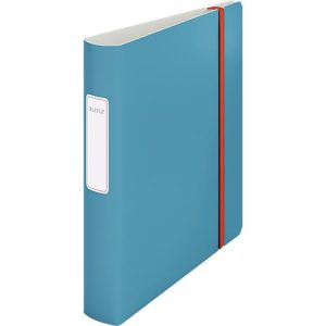Leitz® Ordner 180° Active Cosy, A4, Rückenbreite 65 mm, 180°-Hebelmechanik, geklebtes Rückenschild & Gummiband, blau Leitz® Ordner 180° Active Cosy, A4, Rückenbreite 65 mm, 180°-Hebelmechanik, geklebtes Rückenschild & Gummiband, blau