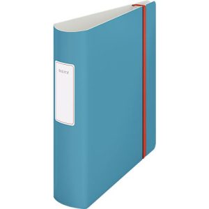 Leitz® Ordner 180° Active Cosy, A4, Rückenbreite 82 mm, 180°-Hebelmechanik, geklebtes Rückenschild & Gummiband, blau Leitz® Ordner 180° Active Cosy, A4, Rückenbreite 82 mm, 180°-Hebelmechanik, geklebtes Rückenschild & Gummiband, blau