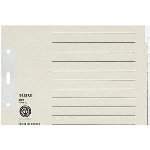 LEITZ® Papier-Register, DIN A5 quer, blanko (12 Blätter), Nr. 1226 LEITZ® Papier-Register, DIN A5 quer, blanko (12 Blätter), Nr. 1226