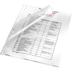 LEITZ Prospekthüllen 4784, DIN A4, oben/Lochseite, 100 Stück, durchgehend gelocht LEITZ Prospekthüllen 4784, DIN A4, oben/Lochseite, 100 Stück, durchgehend gelocht