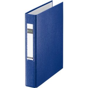 LEITZ® Ringbuch, DIN A5, 2-Ring-Mechanik, Rückenbreite 40 mm, blau LEITZ® Ringbuch, DIN A5, 2-Ring-Mechanik, Rückenbreite 40 mm, blau