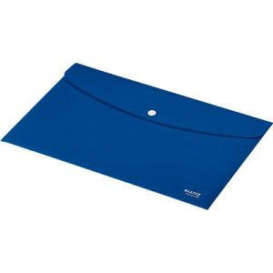Leitz® Sammelmappe Recycle, Format A4, Druckknopfverschluss, blickdicht, 100 % recycelbar, Blauer Engel, Recyclingkunststoff, blau Leitz® Sammelmappe Recycle, Format A4, Druckknopfverschluss, blickdicht, 100 % recycelbar, Blauer Engel, Recyclingkunststoff, blau