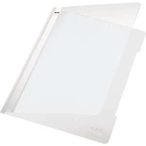 LEITZ® Schnellhefter 4191, DIN A4, PVC, 25 Stück, weiß LEITZ® Schnellhefter 4191, DIN A4, PVC, 25 Stück, weiß
