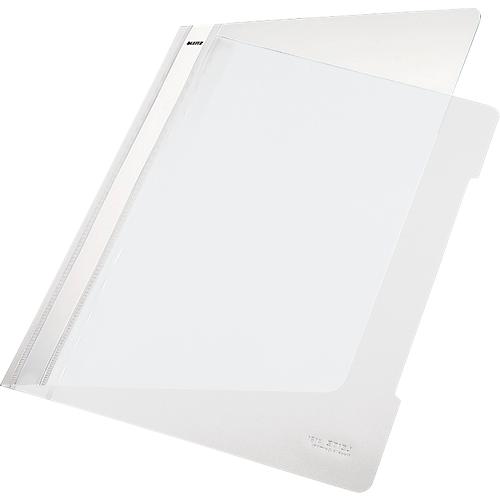 LEITZ® Schnellhefter 4191, DIN A4, PVC, 25 Stück, weiß