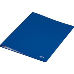 Leitz® Sichtbuch Recycle, A4, 20 dokumentenechte Sichthüllen, bis zu 2 Blatt/Hülle, Rückenschild, 100 % recycelbar, Kunststoff, blau Leitz® Sichtbuch Recycle, A4, 20 dokumentenechte Sichthüllen, bis zu 2 Blatt/Hülle, Rückenschild, 100 % recycelbar, Kunststoff, blau