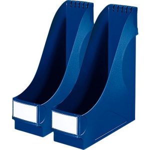 LEITZ® Stehsammler, DIN A4, Polysterol, 2 Stück, blau LEITZ® Stehsammler, DIN A4, Polysterol, 2 Stück, blau