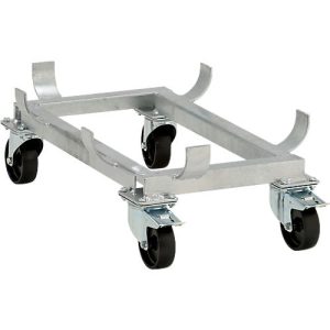 Lenkrollengestell für Standardbehälter, 200 l hoch Lenkrollengestell für Standardbehälter, 200 l hoch