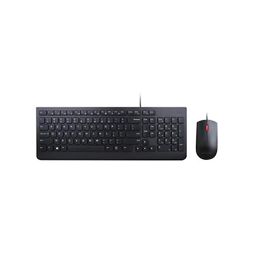 Lenovo Essential Wired Combo - Tastatur-und-Maus-Set - AZERTY - Belgien Englisch