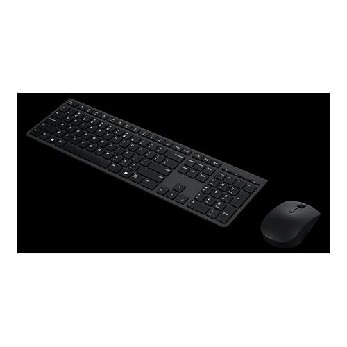 Lenovo Professional - Tastatur-und-Maus-Set - kabellos - 2.4 GHz - Deutsch - Brown Box