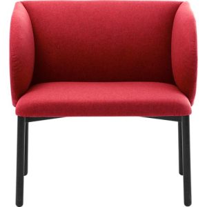 Leyform LIV Empfangssessel, Stahlrohrgestell, Stoffbezug, B 730 x T 620 x H 740 mm, rot melange Leyform LIV Empfangssessel, Stahlrohrgestell, Stoffbezug, B 730 x T 620 x H 740 mm, rot melange