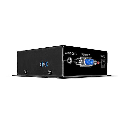 LINDY Cat.6 2 Port VGA Receiver - Erweiterung für Video/Audio