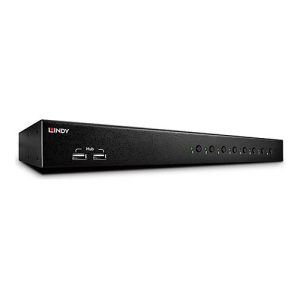 Lindy KVM Switch Pro USB 2.0 Audio DVI-I – KVM-/Audio-/USB-Switch – 8 Anschlüsse Lindy KVM Switch Pro USB 2.0 Audio DVI-I – KVM-/Audio-/USB-Switch – 8 Anschlüsse