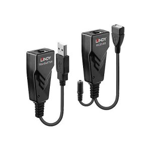 LINDY USB 2.0 Cat.5 Extender – Sender und Empfänger – USB-Erweiterung – USB, USB 2.0 LINDY USB 2.0 Cat.5 Extender – Sender und Empfänger – USB-Erweiterung – USB, USB 2.0