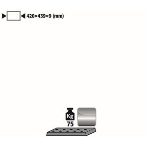 Lochblecheinsatz Standard für asecos Sicherheitsschränke der UB90 und UB30 Serie, Edelstahl 1.4016, B 417 x T 436 x H 9 mm, bis 75 kg Lochblecheinsatz Standard für asecos Sicherheitsschränke der UB90 und UB30 Serie, Edelstahl 1.4016, B 417 x T 436 x H 9 mm, bis 75 kg