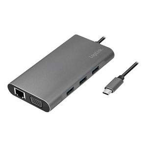 LogiLink – Dockingstation – USB-C 3.2 Gen 1 – VGA, HDMI – 1GbE LogiLink – Dockingstation – USB-C 3.2 Gen 1 – VGA, HDMI – 1GbE
