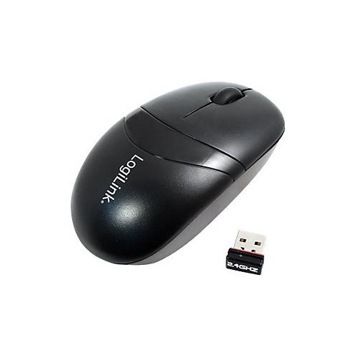 LogiLink Mini with Autolink - Maus - 2.4 GHz - Schwarz