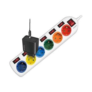 LogiLink Multicolor – Steckdosenleiste – 3680 Watt LogiLink Multicolor – Steckdosenleiste – 3680 Watt