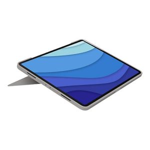 Logitech Combo Touch – Tastatur und Foliohülle – mit Trackpad – hintergrundbeleuchtet – Apple Smart connector – QWERTY