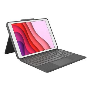 Logitech Combo Touch – Tastatur und Foliohülle – mit Trackpad – QWERTZ – Schweiz – Graphite