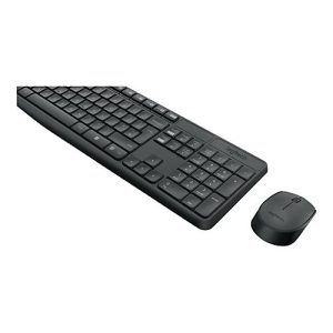 Logitech MK235 – Tastatur-und-Maus-Set – kabellos – 2.4 GHz – Ungarisch
