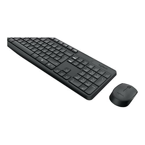 Logitech MK235 - Tastatur-und-Maus-Set - kabellos - 2.4 GHz - Ungarisch