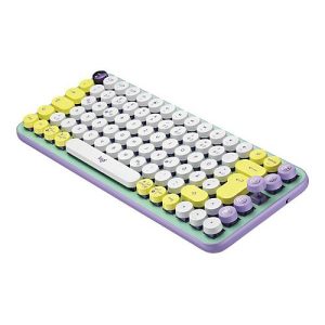 Logitech POP Keys – Tastatur – kabellos – Bluetooth LE, Bluetooth 5.1 – QWERTZ – Deutsch