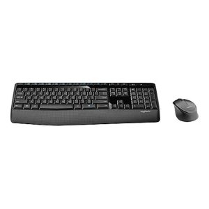 Logitech Wireless Combo MK345 – Tastatur-und-Maus-Set – US International – Schwarz, Blau