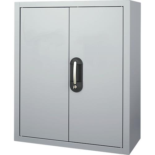 Magazinschrank, 830 mm hoch, 4 Böden, 22 Kästen, mit Türen, weißalu